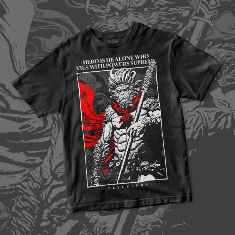 2025 Sun Wukong The Monkey King cotton shirtmen women enthusiast summer casual cotton unisex T-s T-shirt
2025 Sun Wukong The Monkey King cotton shirtmen women enthusiast summer casual cotton unisex T-s T-shirt