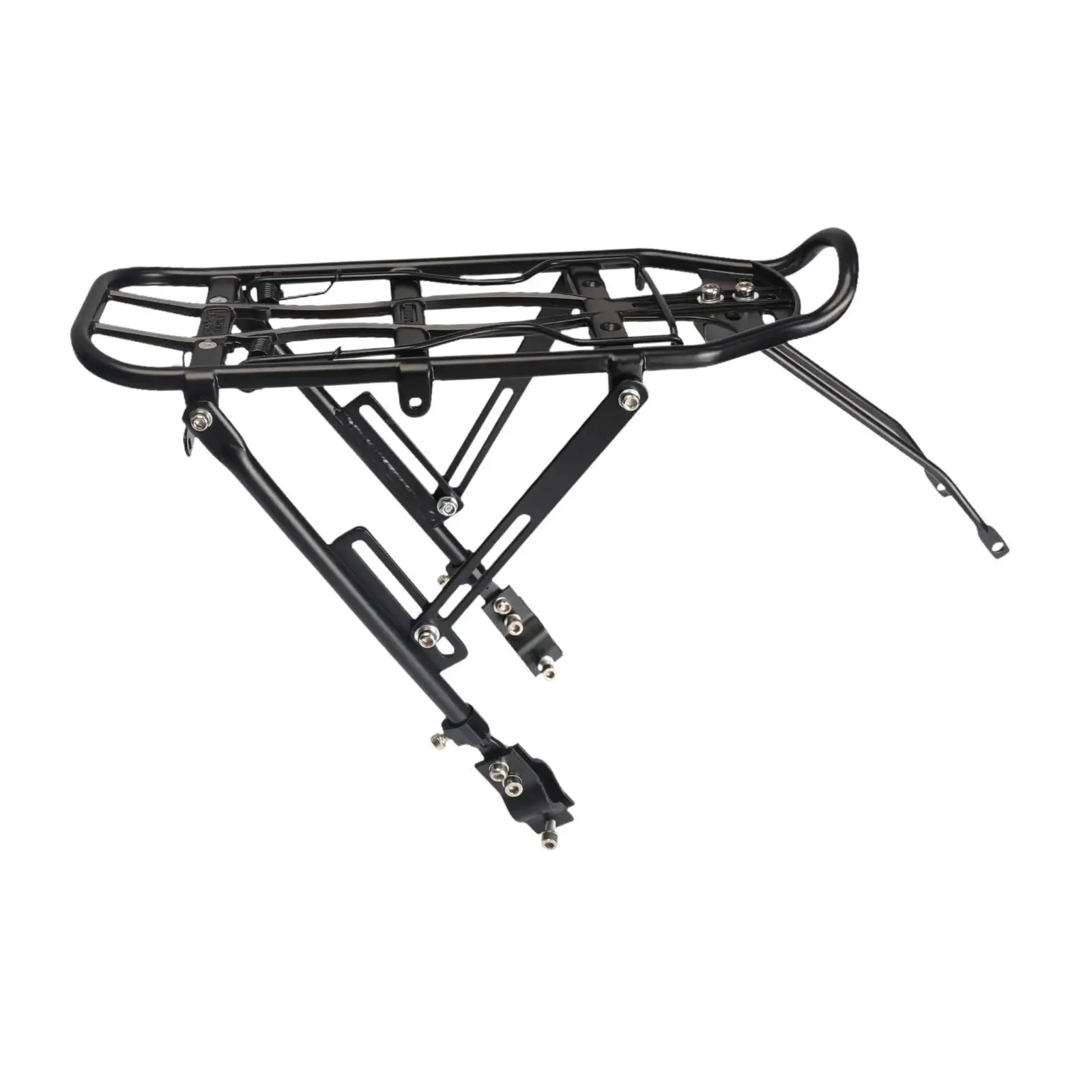 Bicycle Rear Carrier Rack Aluminum Alloy Luggage Trunk Black Frame Mount Universal for Mountain Bikes and Road Bikes
Bicycle Rear Carrier Rack Aluminum Alloy Luggage Trunk Black Frame Mount Universal for Mountain Bikes and Road Bikes