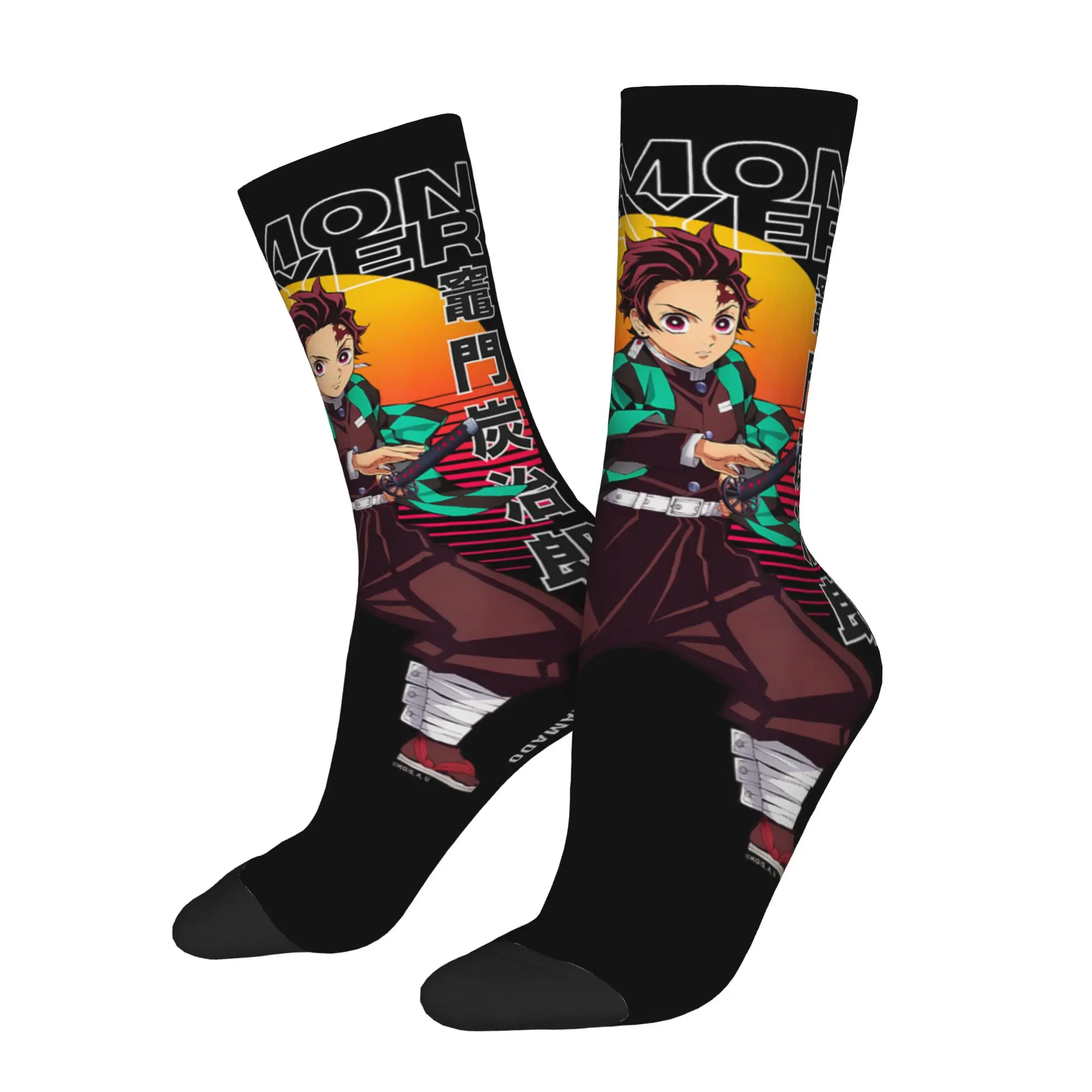 Bandai sports socks Demon Slayer Kimetsu no Yaiba Tanjiro Kamado Retro Sunset Retro Hip Hop Novelty Casual Crew Crazy Sock
Bandai sports socks Demon Slayer Kimetsu no Yaiba Tanjiro Kamado Retro Sunset Retro Hip Hop Novelty Casual Crew Crazy Sock