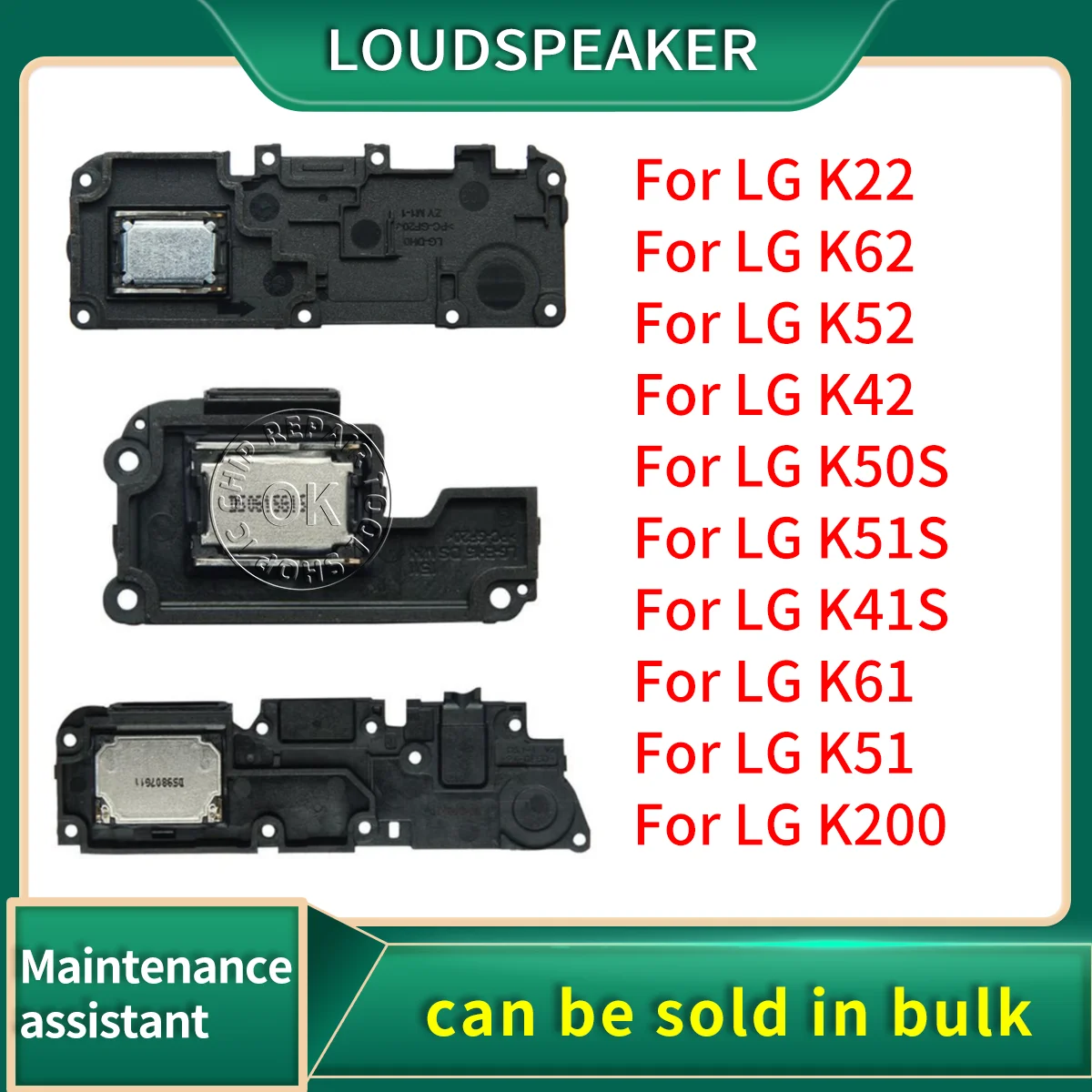 Loudspeaker For LG K22 K200 K51 K61 K42 K52 K62 K41S K51S K50S Loud Speaker Buzzer Ringer Flex Replacement Parts
Loudspeaker For LG K22 K200 K51 K61 K42 K52 K62 K41S K51S K50S Loud Speaker Buzzer Ringer Flex Replacement Parts