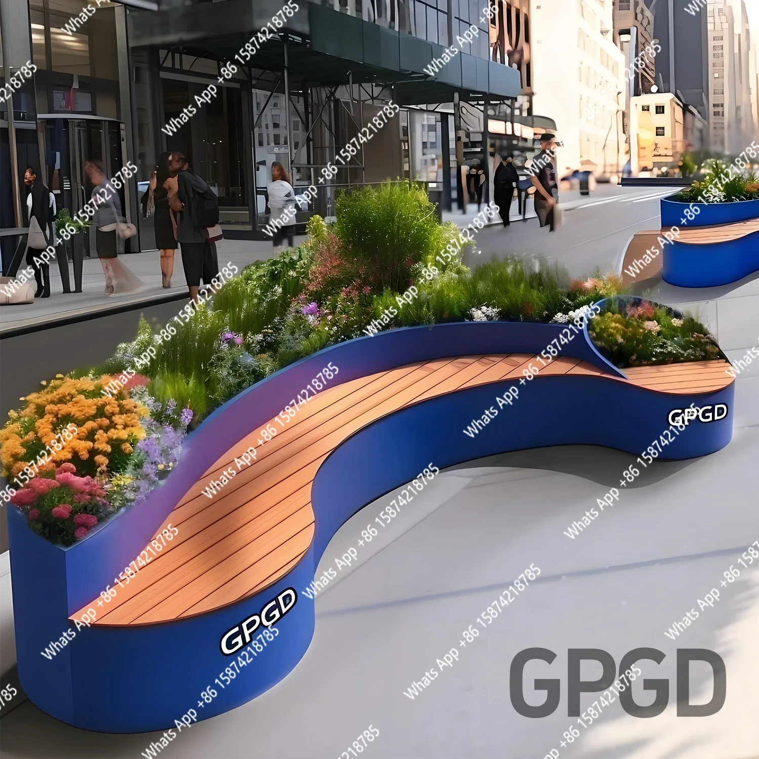 A63 Открытый коммерческий уличный креативный парк металлический цветочный ящик сиденье вилла квадратное сиденье из кованого железа комбинация
A63 Открытый коммерческий уличный креативный парк металлический цветочный ящик сиденье вилла квадратное сиденье из кованого железа комбинация