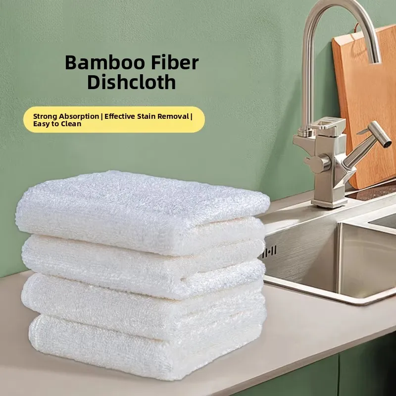 Thiened Bamboo Fiber Kitchen Di Towel Easy to Clean High Absorbency Double Layer Non edding Disloth Cleaning Cloth
Thiened Bamboo Fiber Kitchen Di Towel Easy to Clean High Absorbency Double Layer Non edding Disloth Cleaning Cloth