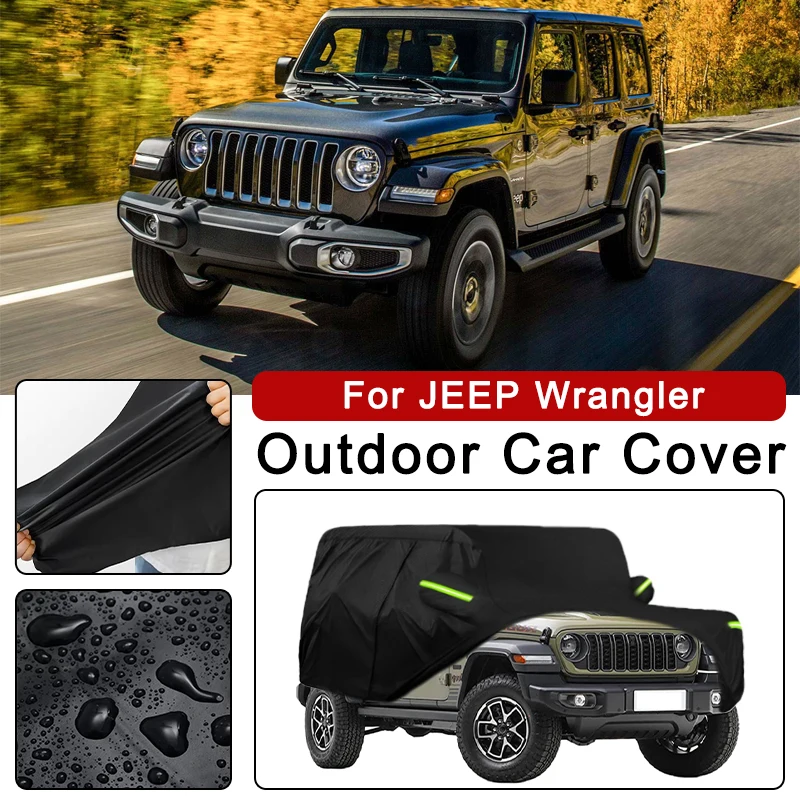 Outdoor Car Cover Waterproof Dustproof UV Sun Protection, Full Car Protector Exterior Accessories For JEEP Wrangler TJ JK JL
Outdoor Car Cover Waterproof Dustproof UV Sun Protection, Full Car Protector Exterior Accessories For JEEP Wrangler TJ JK JL