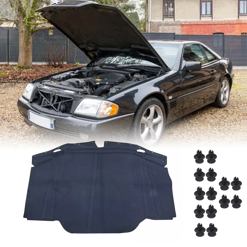 Hood Insulation Pad Engine Heat Soundproof Cover Mat For Mercedes Benz R129 300SL 500SL 600SL SL320 1999-2002 1296802025
Hood Insulation Pad Engine Heat Soundproof Cover Mat For Mercedes Benz R129 300SL 500SL 600SL SL320 1999-2002 1296802025
