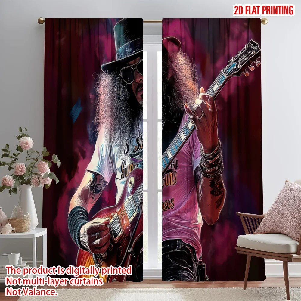 2D flat printing 2pcs Scene Curtains Rock Guitarist Playing Digital Printed Polyester Drapes Family Party Decoration Use for
2D flat printing 2pcs Scene Curtains Rock Guitarist Playing Digital Printed Polyester Drapes Family Party Decoration Use for