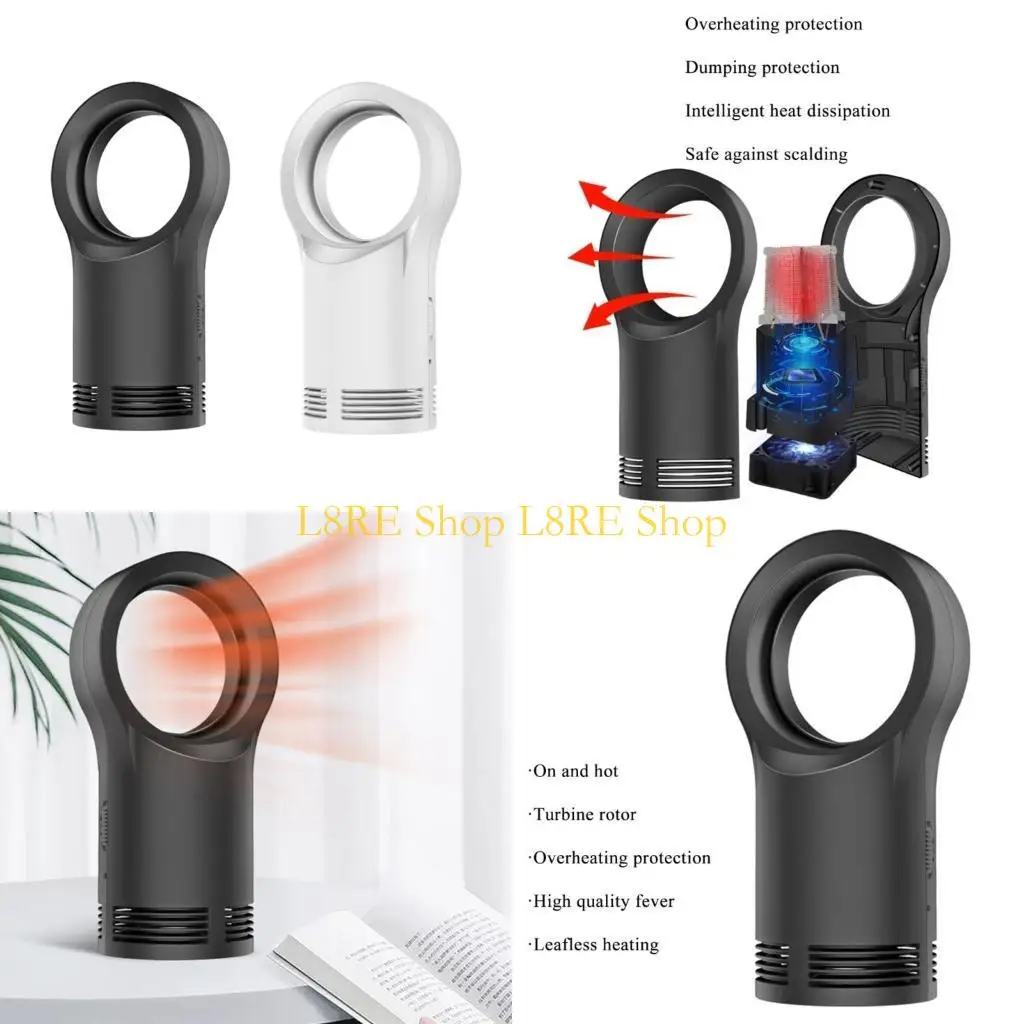L8RE Desktop Mini Heater Bladeless Fan Heater Adjustable Temperature Electric Room Heater Suitable for Office Bedroom Study
L8RE Desktop Mini Heater Bladeless Fan Heater Adjustable Temperature Electric Room Heater Suitable for Office Bedroom Study