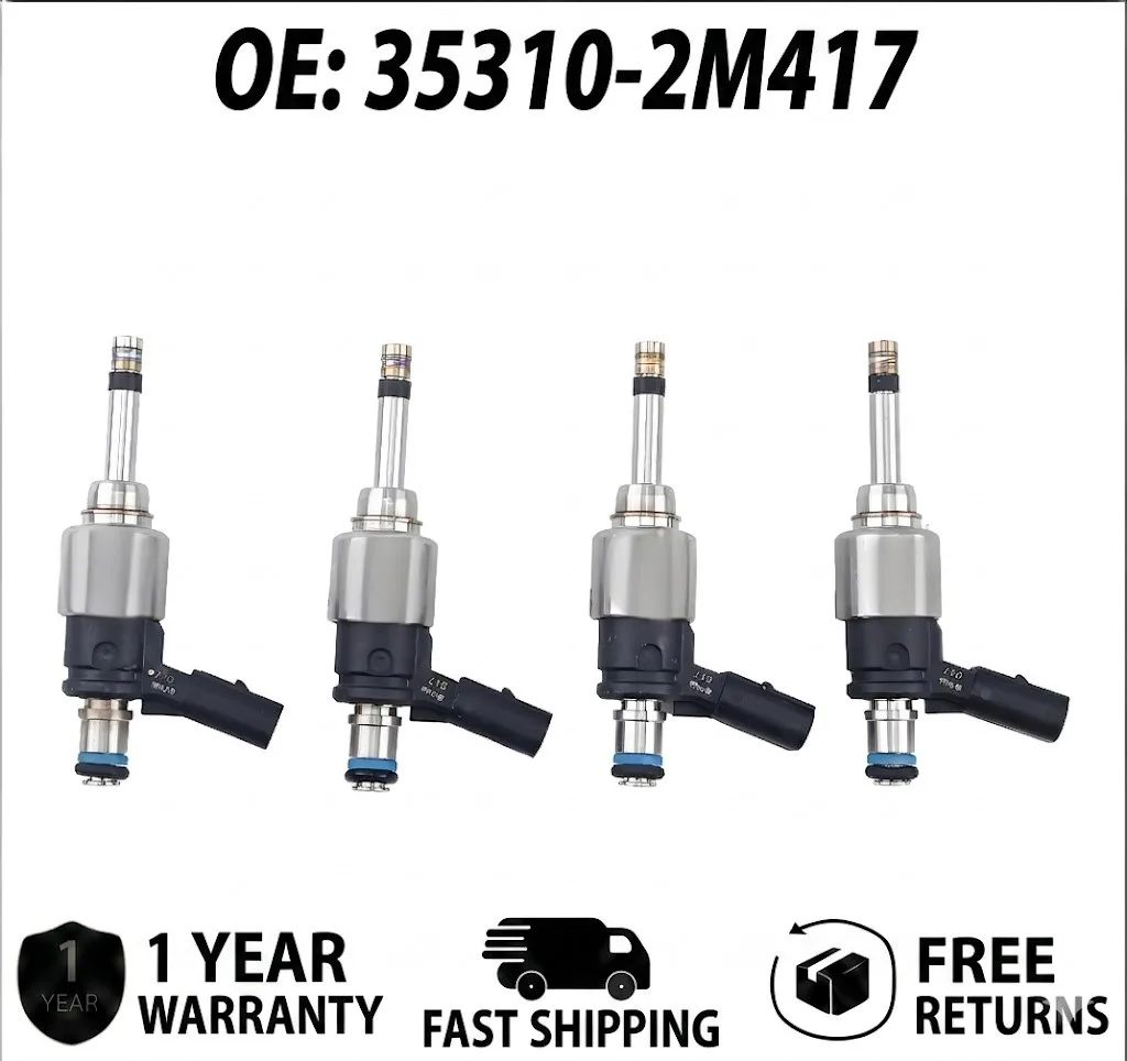 4pcs Fuel Injectors for Kia K5 Hyundai Sonata 1.6L Turbo, Replacement Part 35310-2M417, High Efficiency GDI Nozzle Set
4pcs Fuel Injectors for Kia K5 Hyundai Sonata 1.6L Turbo, Replacement Part 35310-2M417, High Efficiency GDI Nozzle Set