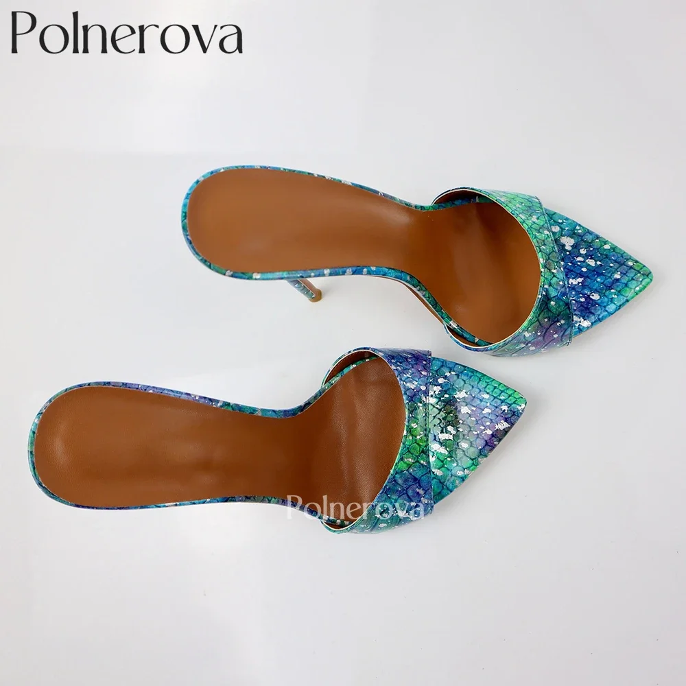 Sequience Pointed Toe Mules Bling Bling Luxurious High Heeled Summer Slippers for Women Custom Colour Large Size Handmade Shoes
Sequience Pointed Toe Mules Bling Bling Luxurious High Heeled Summer Slippers for Women Custom Colour Large Size Handmade Shoes