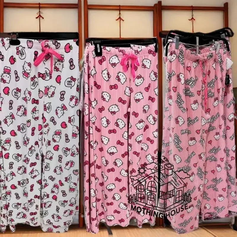 Spring Autumn Anime Hello Kitty Y2k Kawaii Pajamas Women Loose Cartoon Casual Home Pants Fashion Trousers Girl Pajama Pants Gift
Spring Autumn Anime Hello Kitty Y2k Kawaii Pajamas Women Loose Cartoon Casual Home Pants Fashion Trousers Girl Pajama Pants Gift
