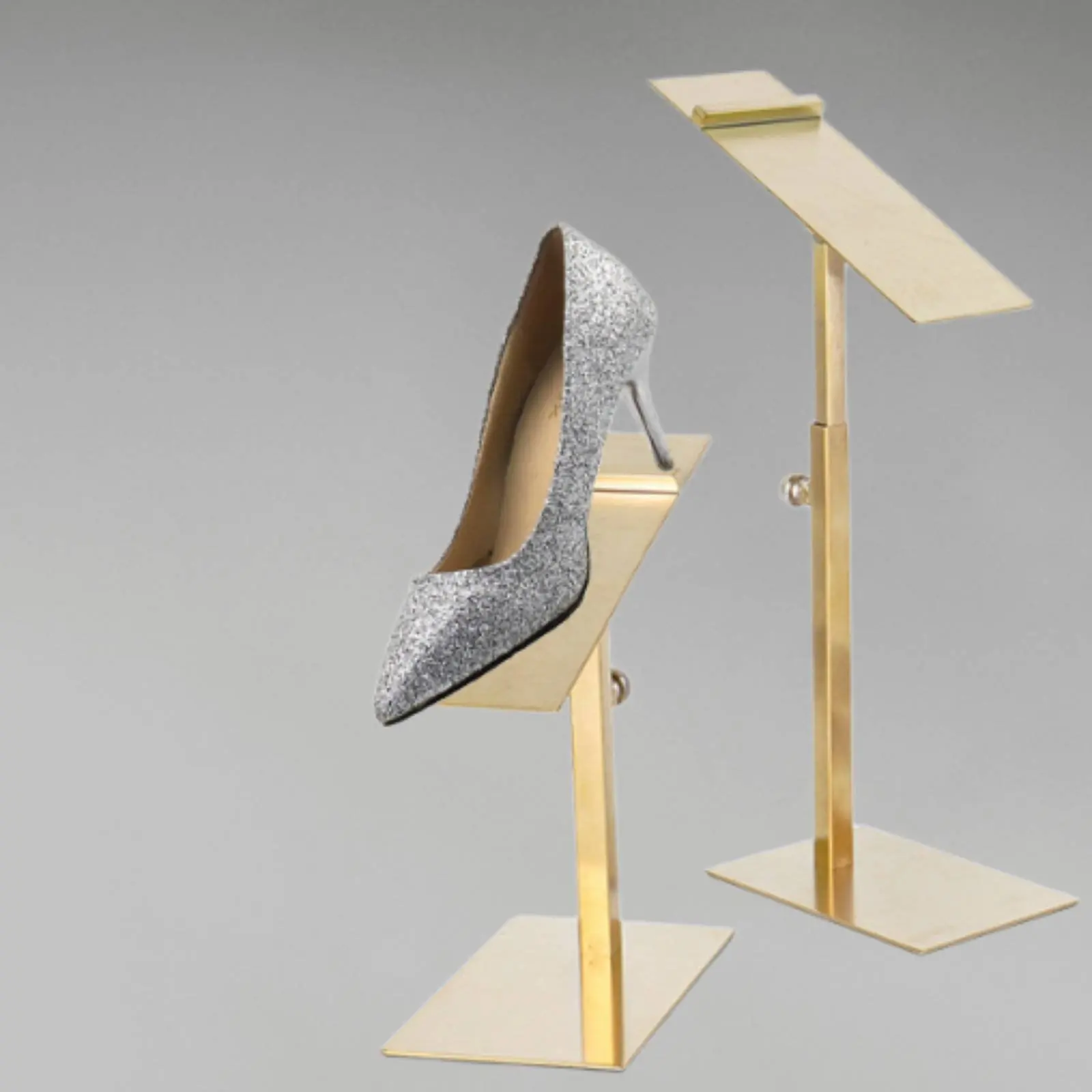 Adjustable Shoe Display Stand Stainless Steel Single Shoe Riser Stable Base Easy Assembly for Closet
Adjustable Shoe Display Stand Stainless Steel Single Shoe Riser Stable Base Easy Assembly for Closet