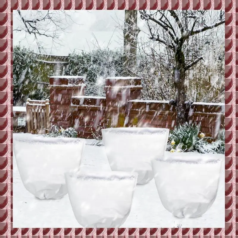 4 Pack Reusable Plant Covers Freeze Protection Winter Plant Cover Bags White Non-Woven Fabric With Zipper/Drawstring
4 Pack Reusable Plant Covers Freeze Protection Winter Plant Cover Bags White Non-Woven Fabric With Zipper/Drawstring