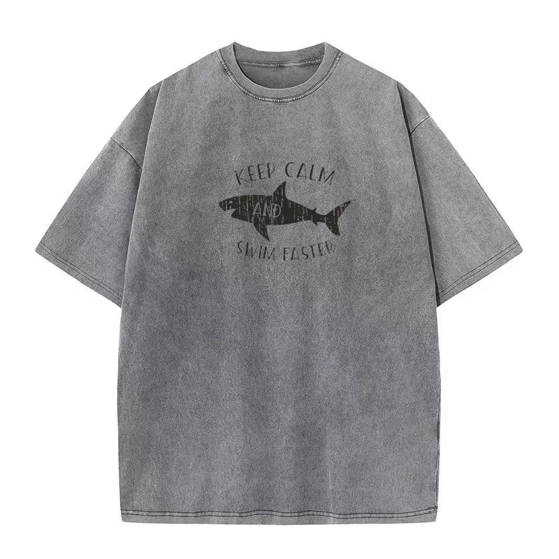 2025 new men's and women's printed washed T-shirt, cotton loose round neck oversized T-shirt, retro top
2025 new men's and women's printed washed T-shirt, cotton loose round neck oversized T-shirt, retro top
