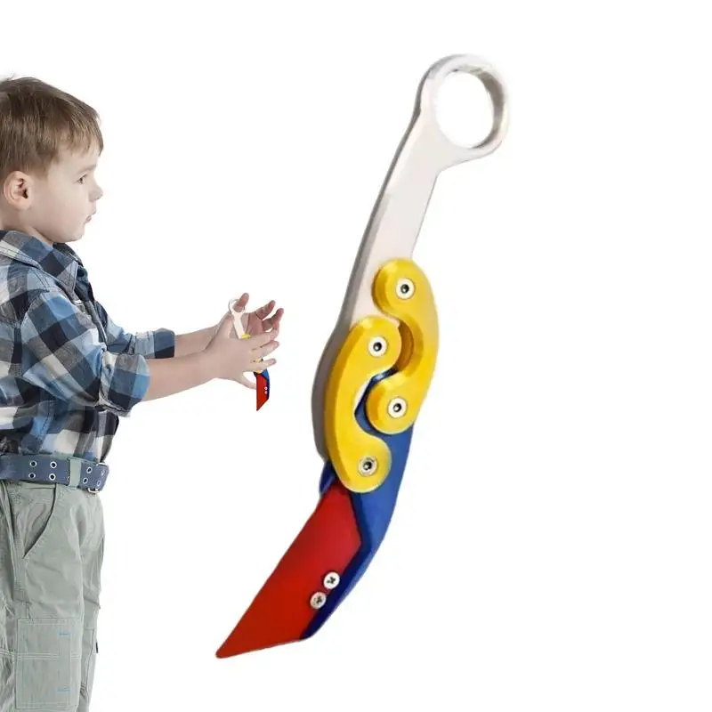 3d Printing Gravity Folding Claw Knife Small Radish Knife Push Card Decompressions Toy Christmas Gift for kids boys girls
3d Printing Gravity Folding Claw Knife Small Radish Knife Push Card Decompressions Toy Christmas Gift for kids boys girls