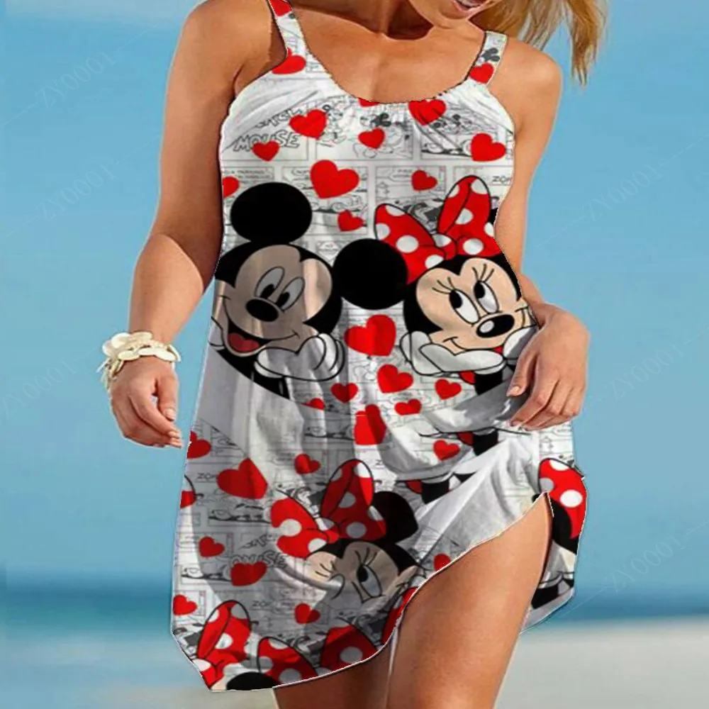 2025 Summer Comfortable Lightweight Women's Spaghetti Strap Beach Skirt Cute Disney Cartoon Pattern Printed One Piece Dress
2025 Summer Comfortable Lightweight Women's Spaghetti Strap Beach Skirt Cute Disney Cartoon Pattern Printed One Piece Dress