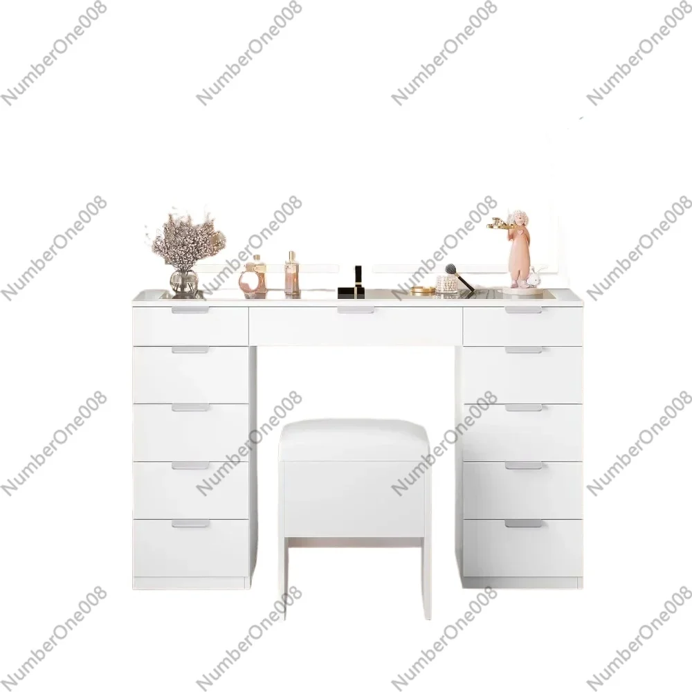 46 Inch Large Makeup Vanity Table with Storage Bench Vanity Desk Set Home Furniture for Bedroom Dresser
46 Inch Large Makeup Vanity Table with Storage Bench Vanity Desk Set Home Furniture for Bedroom Dresser