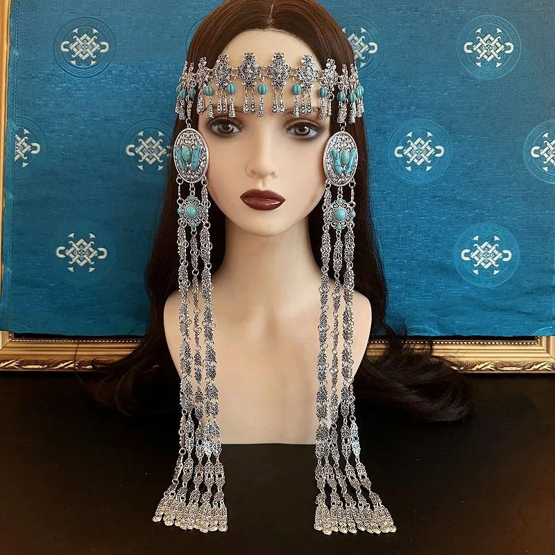 Mongolian Elements Traditional Mongolian Headdress Alloy Headwear Women Mongolian Headdress Exquisite Ethnic Hair Accessories
Mongolian Elements Traditional Mongolian Headdress Alloy Headwear Women Mongolian Headdress Exquisite Ethnic Hair Accessories