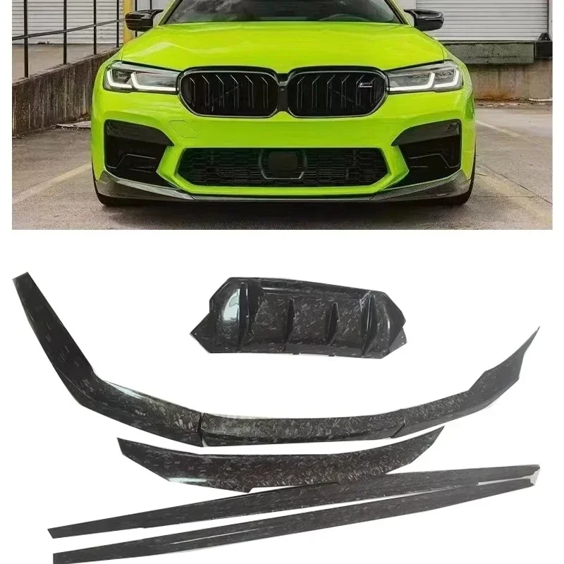 For F90 M5 LCI 2021 + MP Style Forged Carbon Fiber Front Lip Side Skirt Rear Diffuser Rear Spoiler
For F90 M5 LCI 2021 + MP Style Forged Carbon Fiber Front Lip Side Skirt Rear Diffuser Rear Spoiler