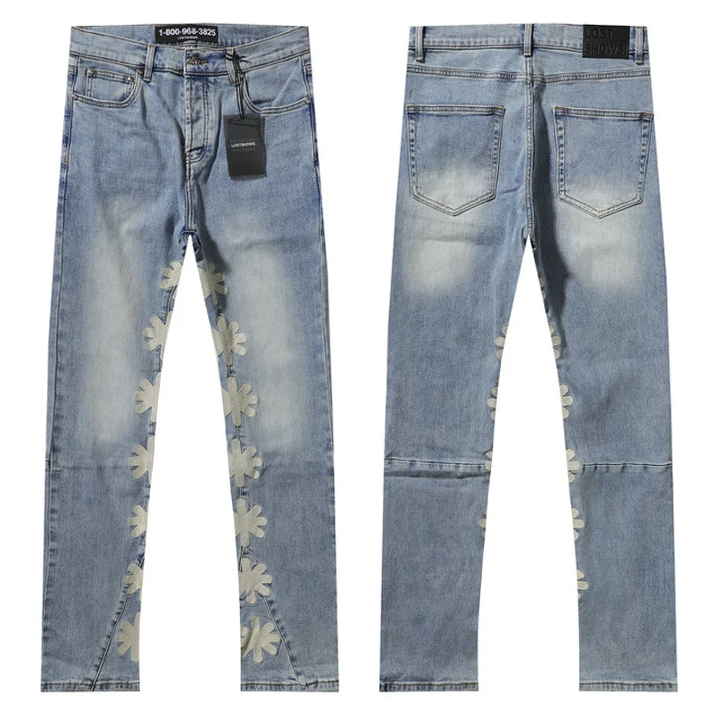 2025 LOST Jeans Classic Embroidery Logo High Street Pop Stretch Slim-fit Trousers Men Women Couple Denim Pants
2025 LOST Jeans Classic Embroidery Logo High Street Pop Stretch Slim-fit Trousers Men Women Couple Denim Pants