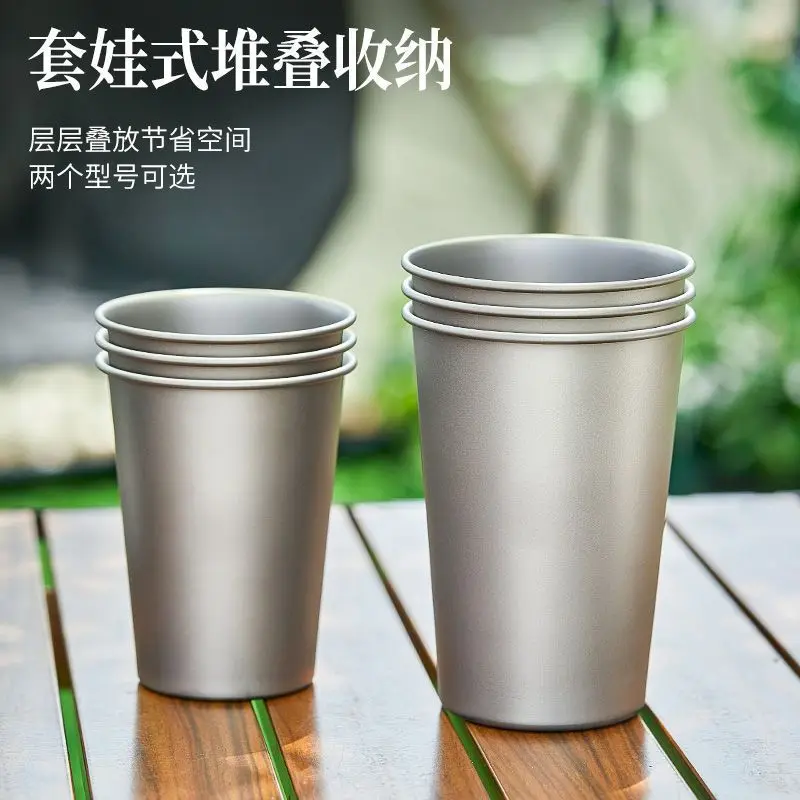 Портативная пивная кружка из чистого титана для кемпинга, уличная чашка для барбекю, холодных напитков, легкая многоцелевая дорожная чашка для пешего туризма, пикника
Портативная пивная кружка из чистого титана для кемпинга, уличная чашка для барбекю, холодных напитков, легкая многоцелевая дорожная чашка для пешего туризма, пикника