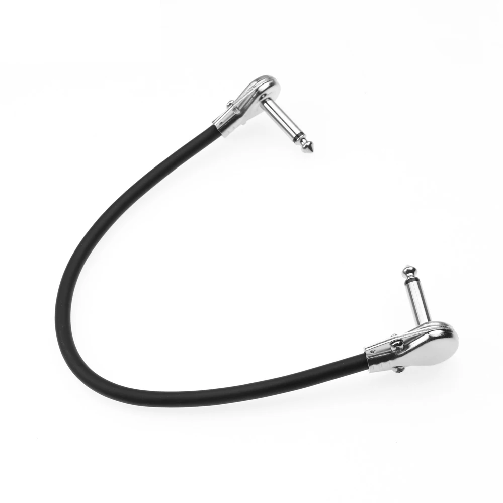 Guitar Effect Pedal Cable Wire Flat Patch Cable Cord 6.35mm Right Angle Pancake Design 30cm
Guitar Effect Pedal Cable Wire Flat Patch Cable Cord 6.35mm Right Angle Pancake Design 30cm