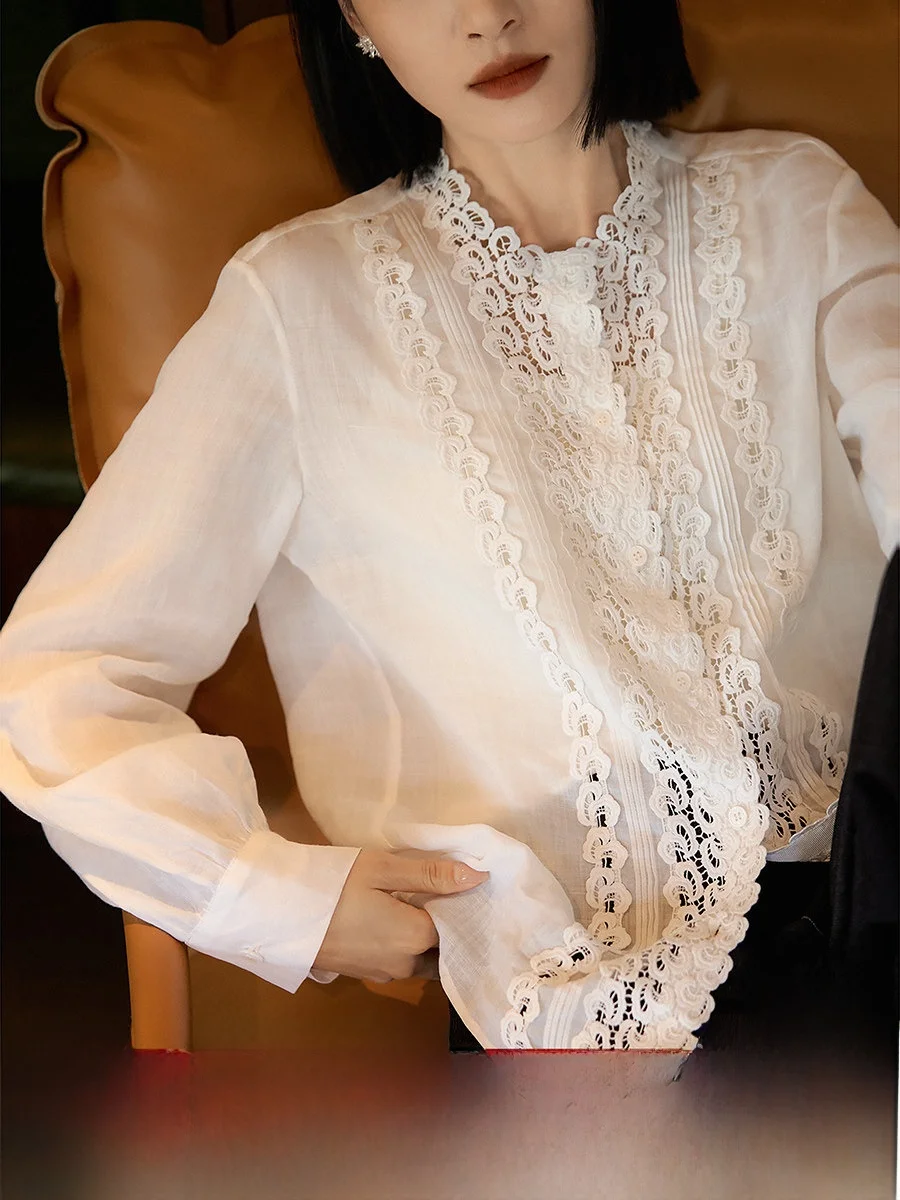 XiaoHanGe Floral Dr Lace irt Long Sve Linen Patchwork Hollow out round Ne Breathable Lightweight Women's Busin C...
XiaoHanGe Floral Dr Lace irt Long Sve Linen Patchwork Hollow out round Ne Breathable Lightweight Women's Busin C...