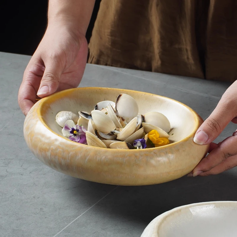 Ceramic Dinner Plate Restaurant Creative Insulation Plate Thick Soup Plate Dessert Dish Sushi Plates Round Solid Color Tableware
Ceramic Dinner Plate Restaurant Creative Insulation Plate Thick Soup Plate Dessert Dish Sushi Plates Round Solid Color Tableware