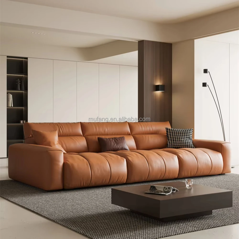 Mufang Best-Selling Italian Modern Cowhide Casual Sectional Sofa Genuine Leather for Living Room or Hotel Furniture Set
Mufang Best-Selling Italian Modern Cowhide Casual Sectional Sofa Genuine Leather for Living Room or Hotel Furniture Set