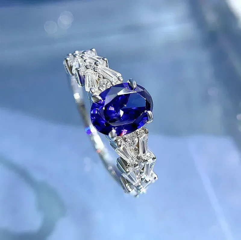 Spring Qiaoer 925 Sterling Silver Oval 6*8 MM Sapphire Gemstone Vintage Ring Wedding Engagement Fine Jewelry for Women Wholesale
Spring Qiaoer 925 Sterling Silver Oval 6*8 MM Sapphire Gemstone Vintage Ring Wedding Engagement Fine Jewelry for Women Wholesale