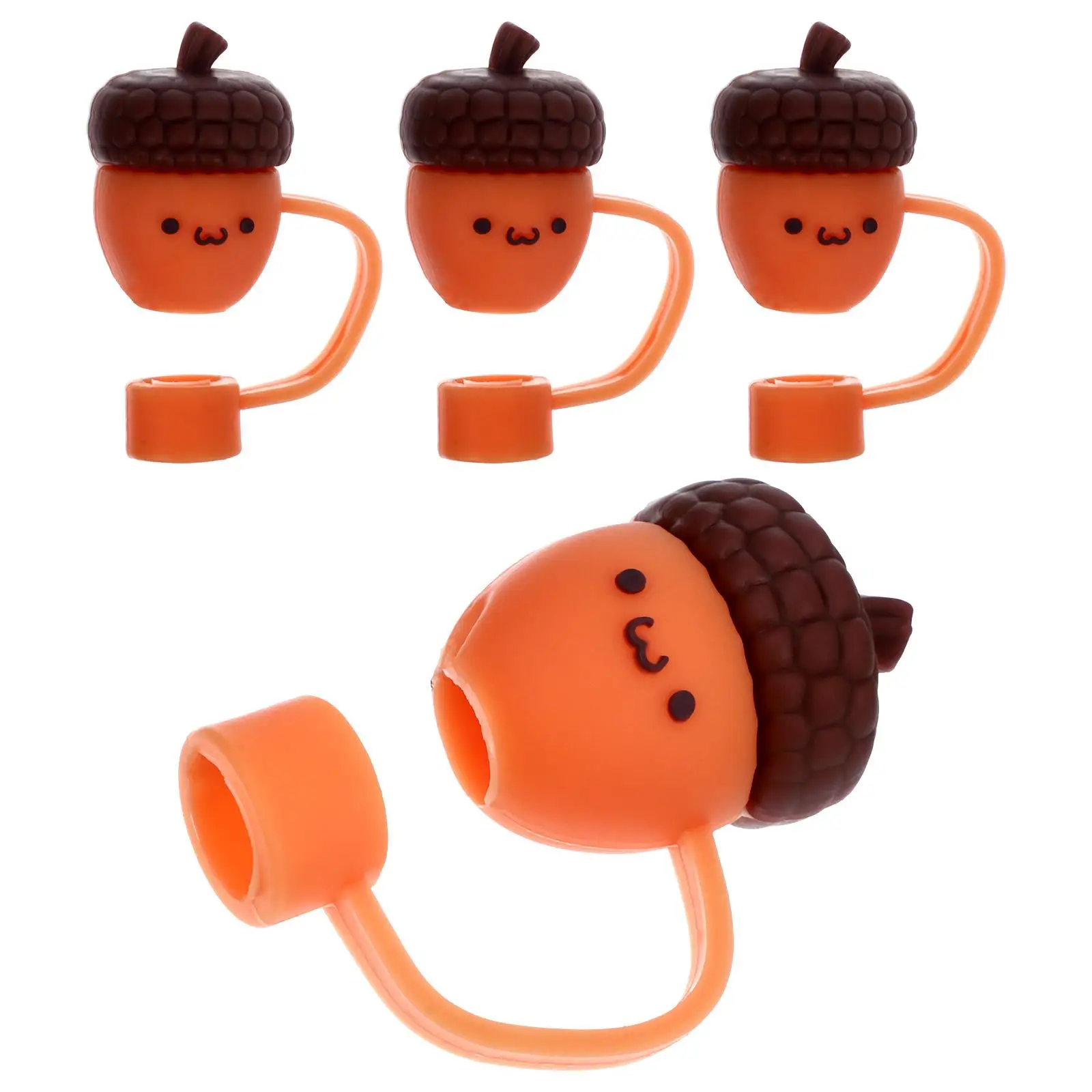 4pcs Acorn Straw Covers Silicone Tips Caps Cute Toppers Reusable Straws Banquet Party Gifts Straw Plug Decorations
4pcs Acorn Straw Covers Silicone Tips Caps Cute Toppers Reusable Straws Banquet Party Gifts Straw Plug Decorations