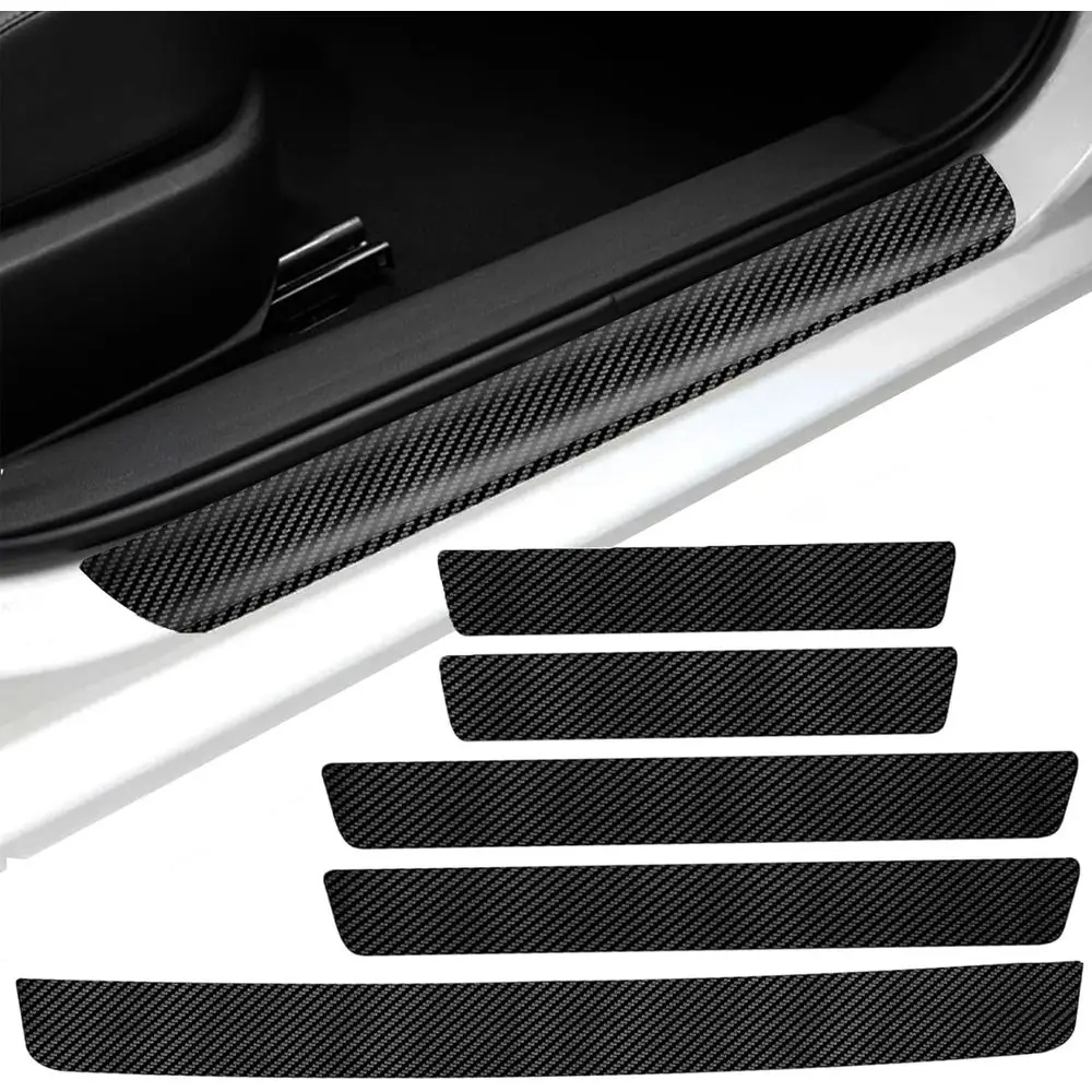 Universal Car Door Sill Protectors, Carbon Fiber Texture, Waterproof, Scratch-Resistant, Enhances Vehicle Aesthetics, Set of 10
Universal Car Door Sill Protectors, Carbon Fiber Texture, Waterproof, Scratch-Resistant, Enhances Vehicle Aesthetics, Set of 10