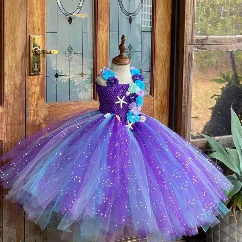 Girls Peacock Feather Flower Tutu Dress Kids Crochet Tulle Dress Ball Gown with Hairbow Children Birthday Party Costume Dresses
Girls Peacock Feather Flower Tutu Dress Kids Crochet Tulle Dress Ball Gown with Hairbow Children Birthday Party Costume Dresses