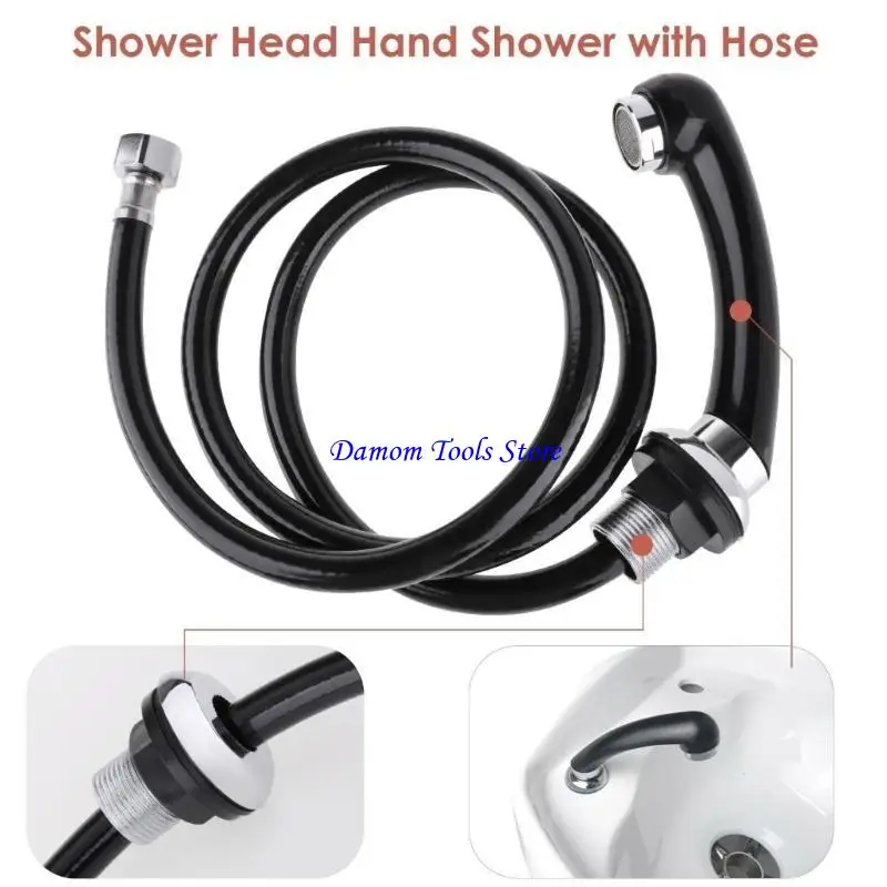 57BE Shampoo Bed Bowl Shower Head Sprayer With Hose Plumbing Pipe Showerhead
57BE Shampoo Bed Bowl Shower Head Sprayer With Hose Plumbing Pipe Showerhead