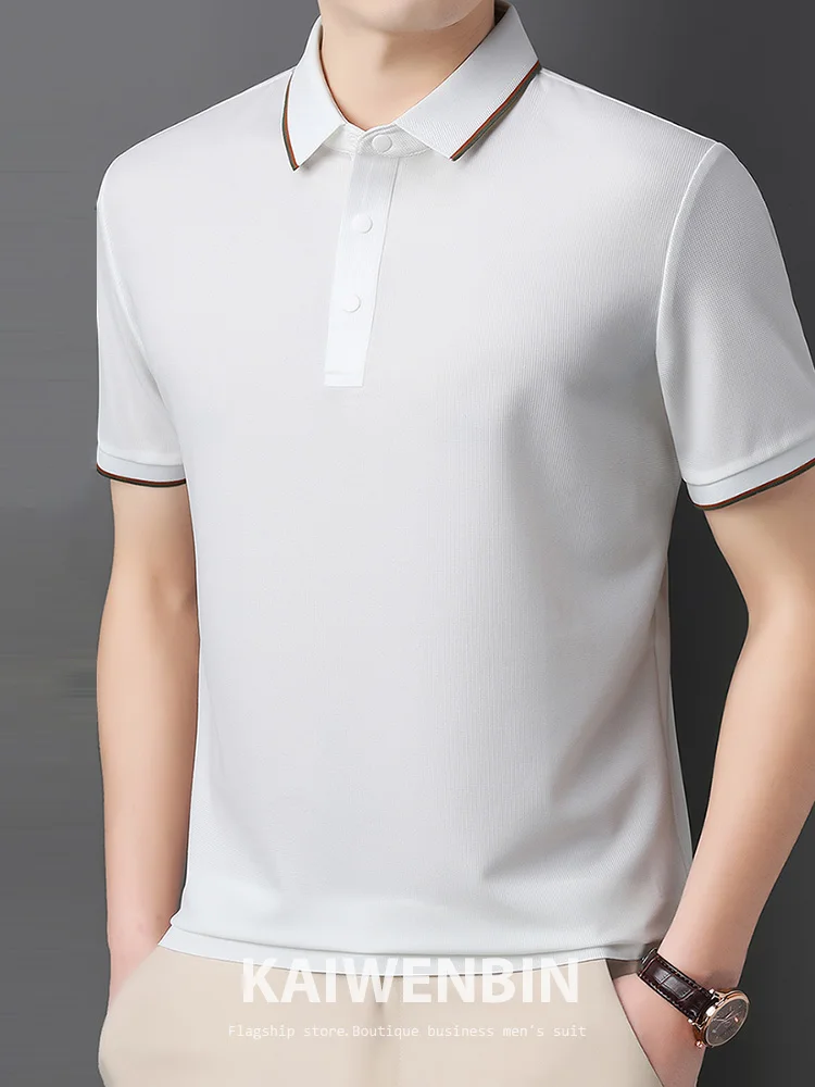 Мужская рубашка поло с короткими рукавами, дышащая и удобная, деловая, повседневная, летняя, топ премиум-класса
Мужская рубашка поло с короткими рукавами, дышащая и удобная, деловая, повседневная, летняя, топ премиум-класса