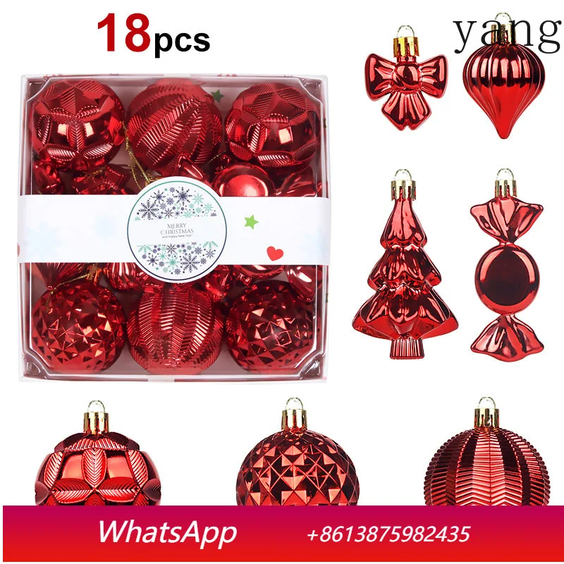 CX Christmas ball 18pcs special-shaped carton 3-6cm set of Christmas decorations
CX Christmas ball 18pcs special-shaped carton 3-6cm set of Christmas decorations