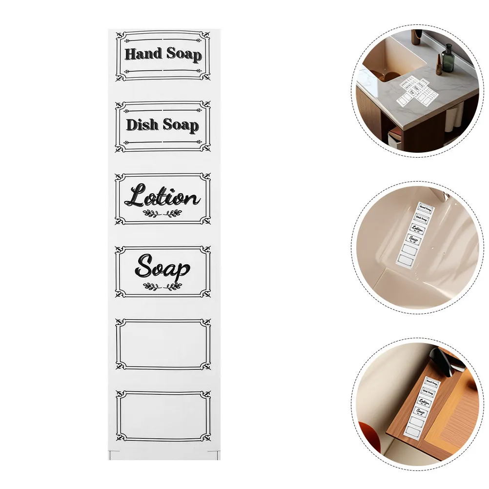 12 Sheets Bottle Labels Transparent Dispenser Waterproof Adhesive Bathroom Shampoo Conditioner Pump Accessories Clear Decals
12 Sheets Bottle Labels Transparent Dispenser Waterproof Adhesive Bathroom Shampoo Conditioner Pump Accessories Clear Decals