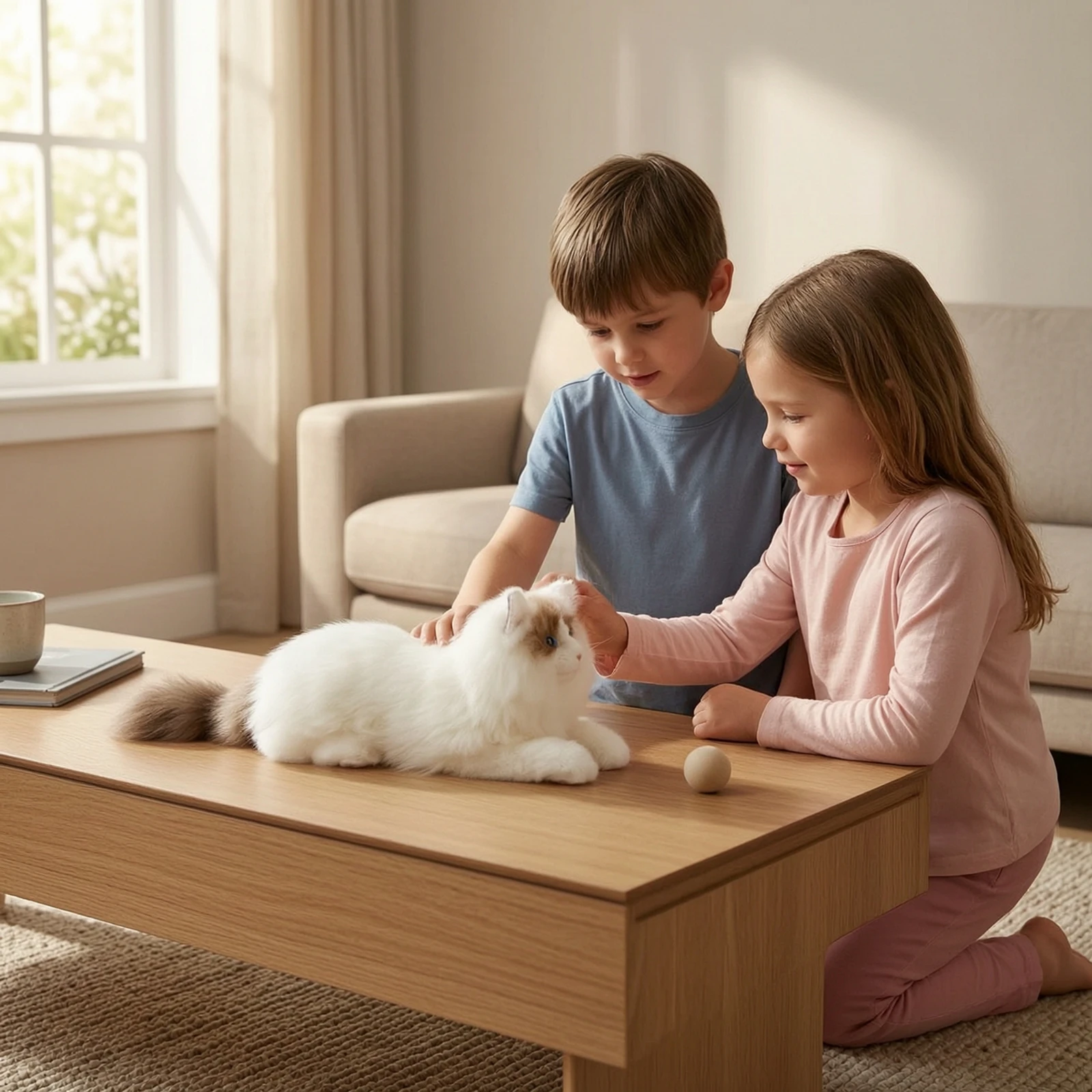 Stuffed Cat Soft Stuffed Cat Stuffed Kitten Furry Simulation Animal Toy Realistic for Collectors, Bedroom, Desk
Stuffed Cat Soft Stuffed Cat Stuffed Kitten Furry Simulation Animal Toy Realistic for Collectors, Bedroom, Desk