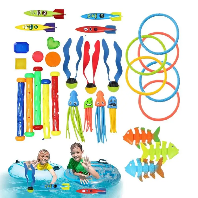 Diving Toys Underwater Training Game Set Multiplayer Colorful Diving Toy Set For Backyard Family Fun Poolside Swim Lessons
Diving Toys Underwater Training Game Set Multiplayer Colorful Diving Toy Set For Backyard Family Fun Poolside Swim Lessons