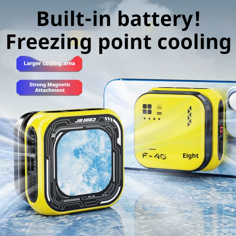 Новый кулер для телефона F40, AI Smart Temp Control, полупроводниковое охлаждение, внешняя батарея, совместимая с iPhone Samsung
Новый кулер для телефона F40, AI Smart Temp Control, полупроводниковое охлаждение, внешняя батарея, совместимая с iPhone Samsung