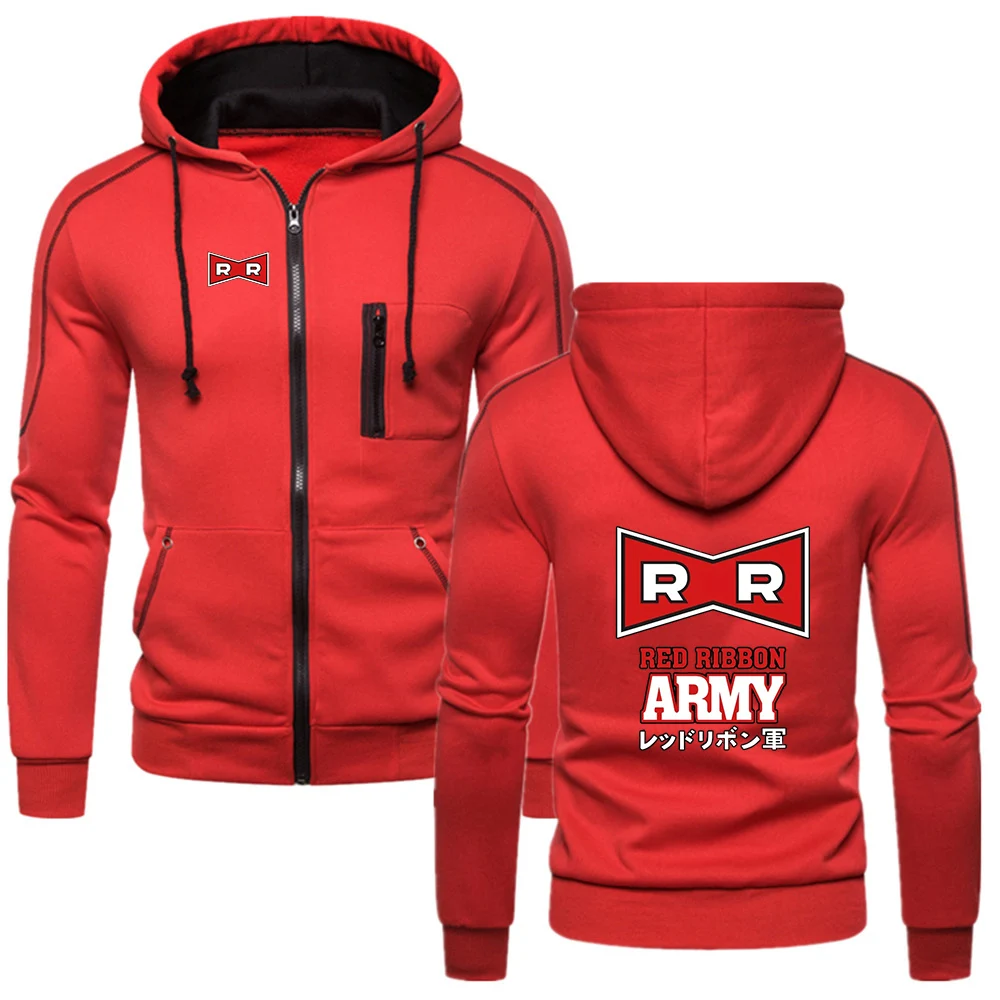 Bright Colors Handsome oodies Red Ribbon Army Logo Print Anti-collision Shirt Coat 2026 Spring And Autumn Men's Hooded Jacket
Bright Colors Handsome oodies Red Ribbon Army Logo Print Anti-collision Shirt Coat 2026 Spring And Autumn Men's Hooded Jacket