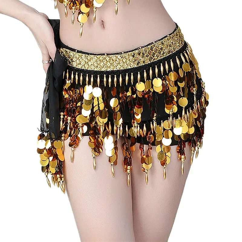 Hot Women Belly Dance Sequins Coins Belt Belly dance Fringes Hip Scarf Costume Accessories Dancing Skirt Decoration
Hot Women Belly Dance Sequins Coins Belt Belly dance Fringes Hip Scarf Costume Accessories Dancing Skirt Decoration