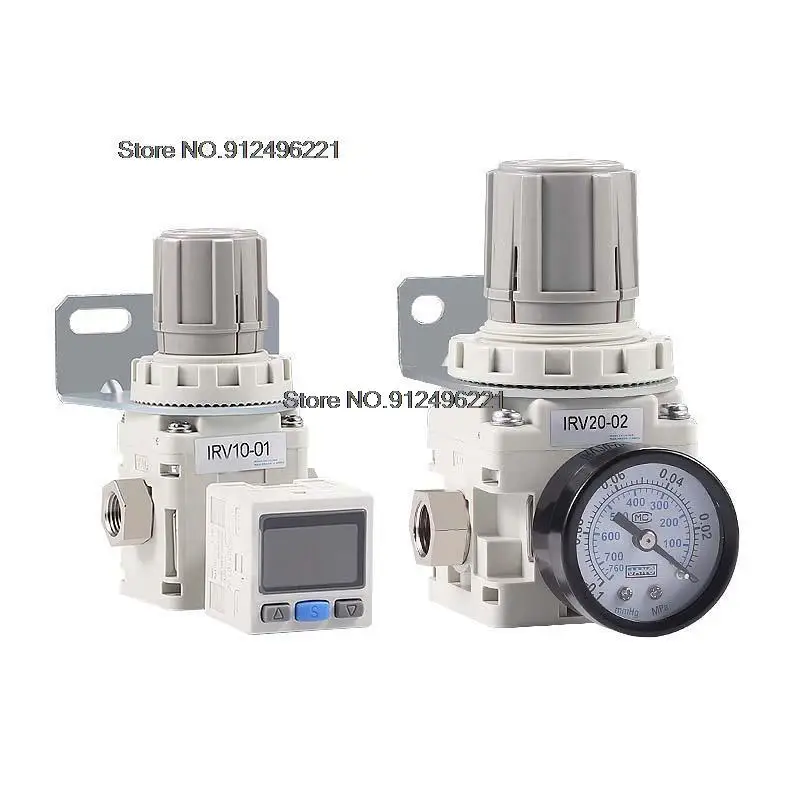 IRV Регулятор отрицательного вакуумного давления IRV10/IRV20 Прямые/коленчатые фитинги с манометром/Цифровой регулятор давления
IRV Регулятор отрицательного вакуумного давления IRV10/IRV20 Прямые/коленчатые фитинги с манометром/Цифровой регулятор давления