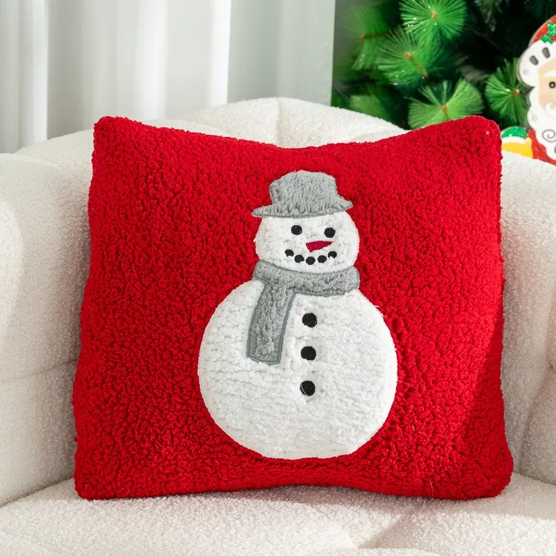 Christmas Pillow Case Comfortable Velvet Embroidered Santa Claus Holiday Decoration Pillow Case
Christmas Pillow Case Comfortable Velvet Embroidered Santa Claus Holiday Decoration Pillow Case