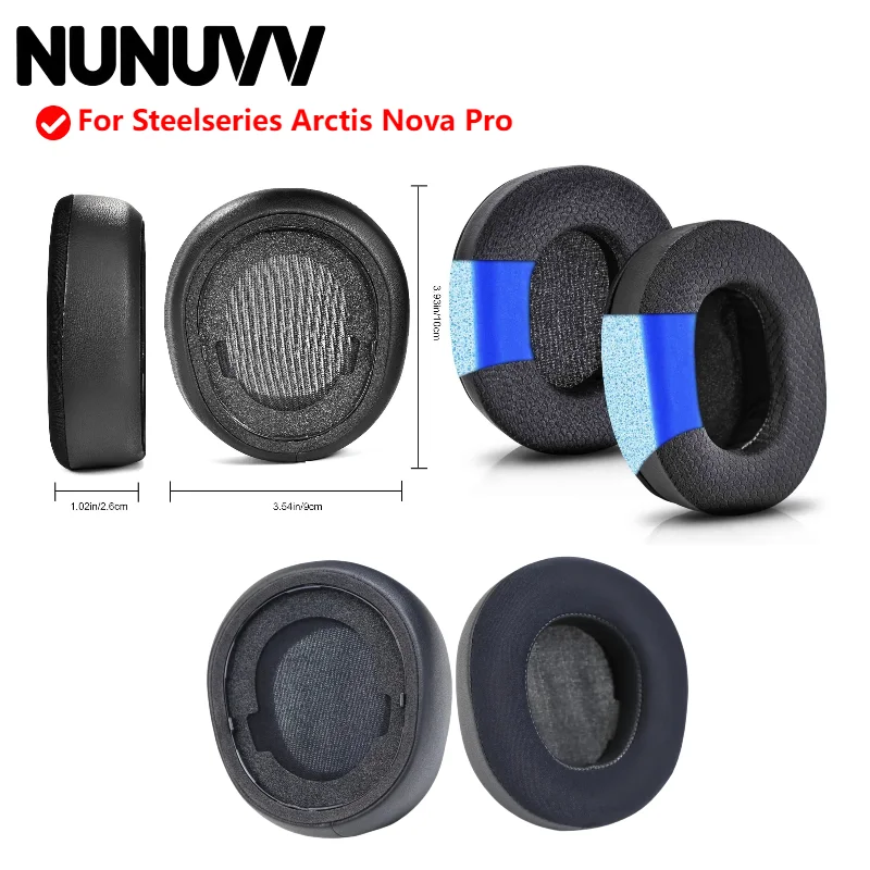 Soft Foam Protein Leather Headphone Earpads Ear Pads Compatible For Steelseries Arctis Nova Pro Headset Earmuff Earphone Sleeve
Soft Foam Protein Leather Headphone Earpads Ear Pads Compatible For Steelseries Arctis Nova Pro Headset Earmuff Earphone Sleeve