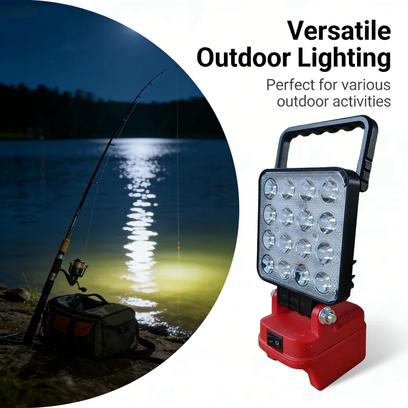 4 Inch Handheld LED Work Light Outdoor Floodlamp Camping Lamp Emergency Lighting For Dewalt Makita Milwaukee 21V
4 Inch Handheld LED Work Light Outdoor Floodlamp Camping Lamp Emergency Lighting For Dewalt Makita Milwaukee 21V