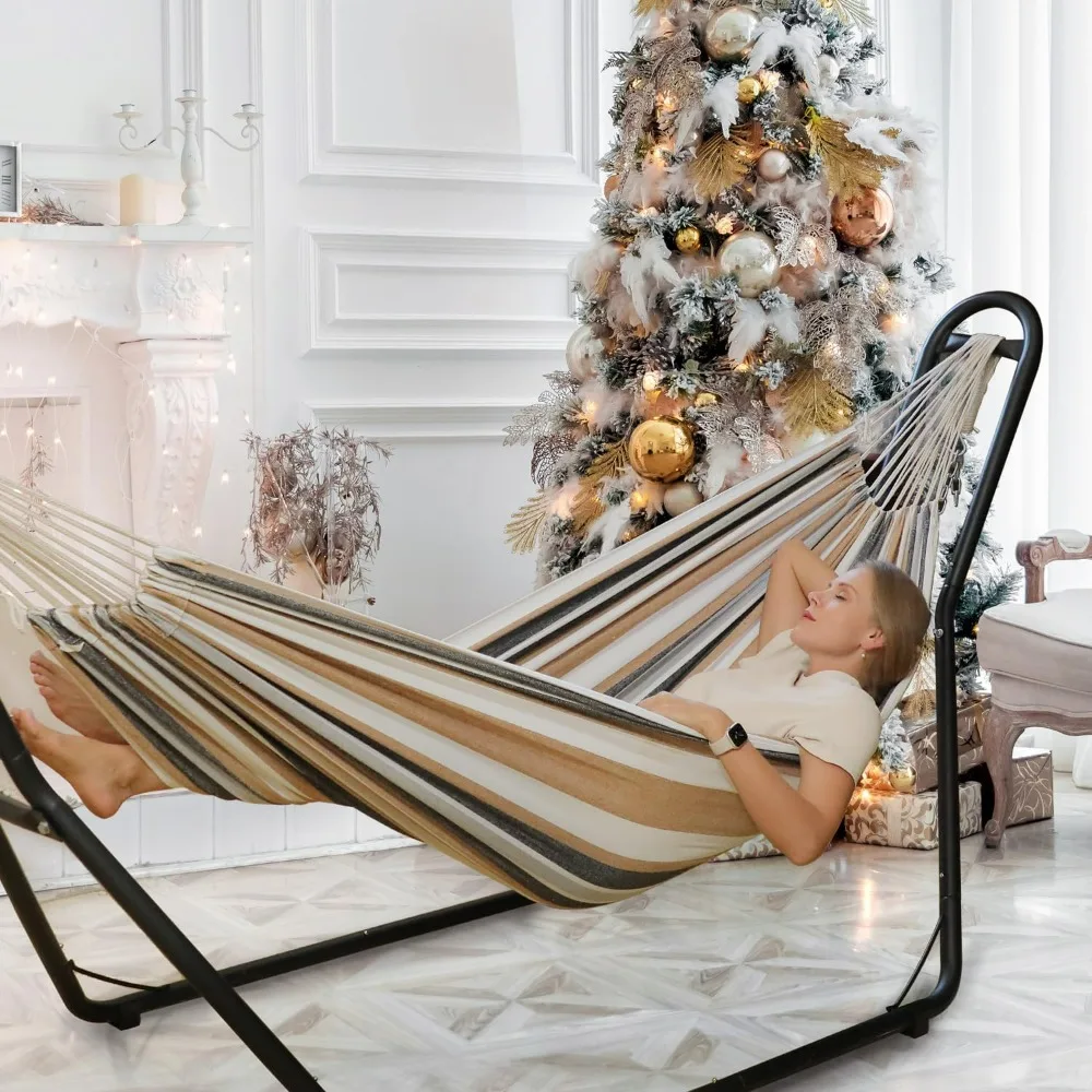 Hammocks Outdoor,2 Person Steel Hammocks Frame And Hammocking, 550LBS Capacity,camping Hammock
Hammocks Outdoor,2 Person Steel Hammocks Frame And Hammocking, 550LBS Capacity,camping Hammock