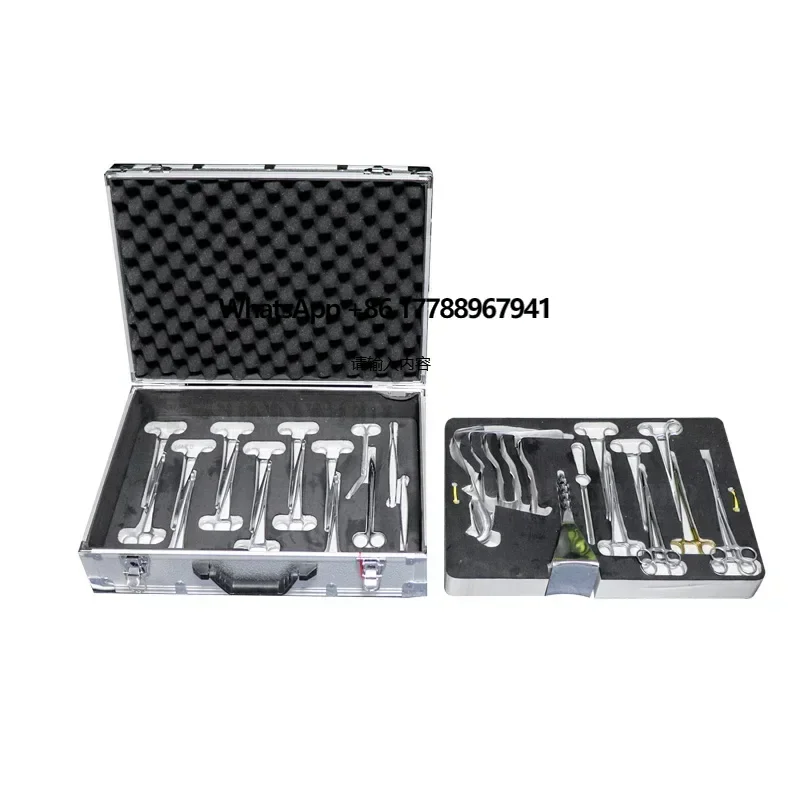 SYB-9F-II medical hospital clinic surgical equipment cesarean section instrument kit
SYB-9F-II medical hospital clinic surgical equipment cesarean section instrument kit