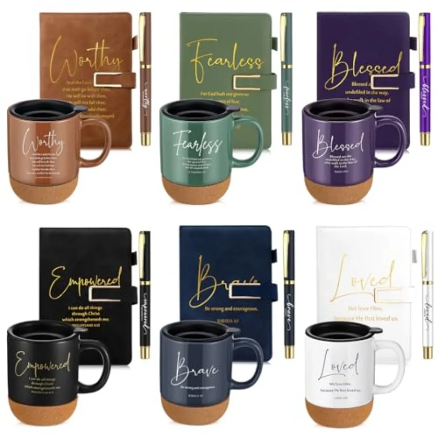 Christian Religious Gifts for Women Men Mothers Day Gifts Set Bulk 15 oz Bible Verse Ceramic Coffee Mug A5 Journal Notebook Pen
Christian Religious Gifts for Women Men Mothers Day Gifts Set Bulk 15 oz Bible Verse Ceramic Coffee Mug A5 Journal Notebook Pen