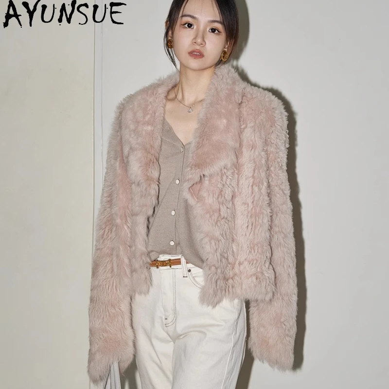 AYUNSUE Natural Sheepskin Fur Coat Women Lamb Wool Real Leather Jacket Winter Jackets 2025 Luxury Clothing Female Шуба Женская
AYUNSUE Natural Sheepskin Fur Coat Women Lamb Wool Real Leather Jacket Winter Jackets 2025 Luxury Clothing Female Шуба Женская