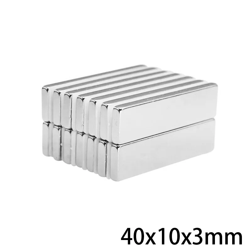 5~50PCS 40x10x3 Block Powerful N35 Magnets 40mmX10mm Sheet Permanent Magnet 40x10x3mm Neodymium Magnetic Super Strong 40*10*3
5~50PCS 40x10x3 Block Powerful N35 Magnets 40mmX10mm Sheet Permanent Magnet 40x10x3mm Neodymium Magnetic Super Strong 40*10*3