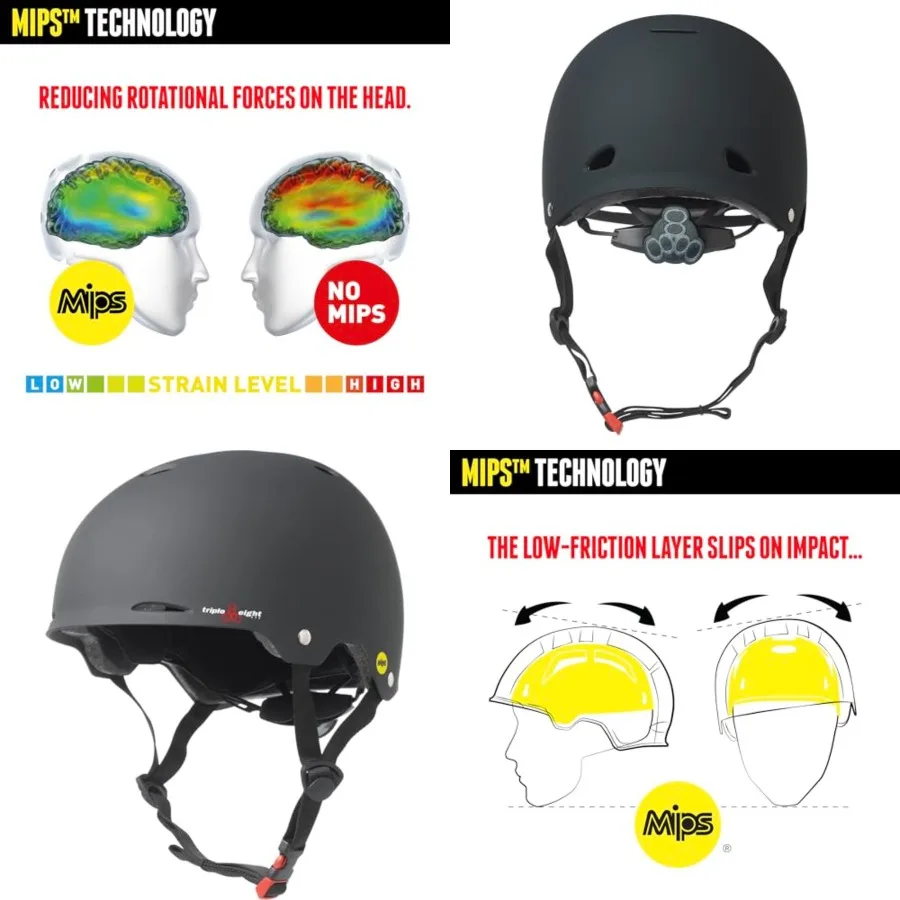 Gotham MIPS Helmet - Ideal for Biking, Skateboarding, in-Line Skating/Rollerblading and Roller Derby
Gotham MIPS Helmet - Ideal for Biking, Skateboarding, in-Line Skating/Rollerblading and Roller Derby